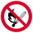 Feuer, offenes Licht und Rauchen verboten (BGV A8 P 02)