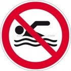 Schwimmen verboten nach ISO 20712-1 (WSP 002)