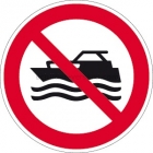 Maschinenbetriebene Boote verboten nach ISO 20712-1 (WSP 009)