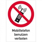Kombischild Mobiltelefone benutzen verboten