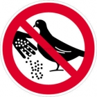 Tauben füttern verboten