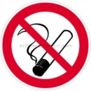 Verbotszeichen nach BGV A8 und ASR A 1.3 (2007): Rauchen verboten (BGV A8 P 01)