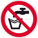 Verbotszeichen nach DIN EN ISO 7010 und ASR A 1.3 (2013): Kein Trinkwasser nach ISO 7010 (P 005)